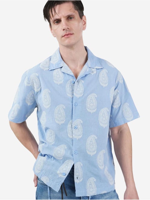 Chemise à manches courtes pour homme à imprimé cachemire giesto - Kiabi