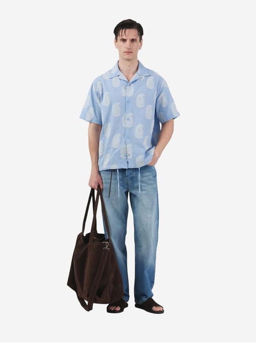 Chemise à manches courtes pour homme à imprimé cachemire giesto - Kiabi