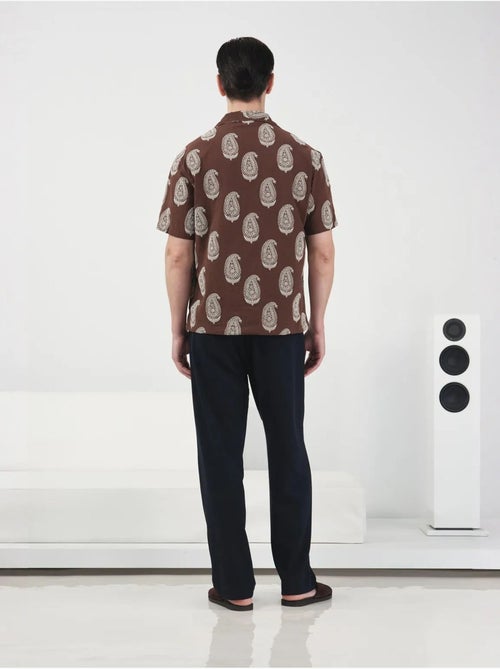 Chemise à manches courtes pour homme giesto à imprimé cachemire - Kiabi Chemise à manches courtes pour homme giesto à imprimé cachemire - Kiabi