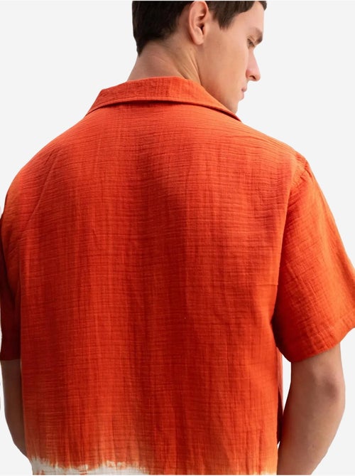 Chemise à manches courtes pour homme , motif tie-dye, fermeture boutonnée giesto - Kiabi Chemise à manches courtes pour homme , motif tie-dye, fermeture boutonnée giesto - Kiabi