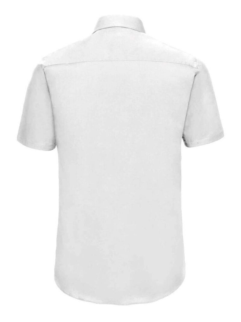 Chemise à manches courtes Russell Collection pour homme Blanc - Kiabi