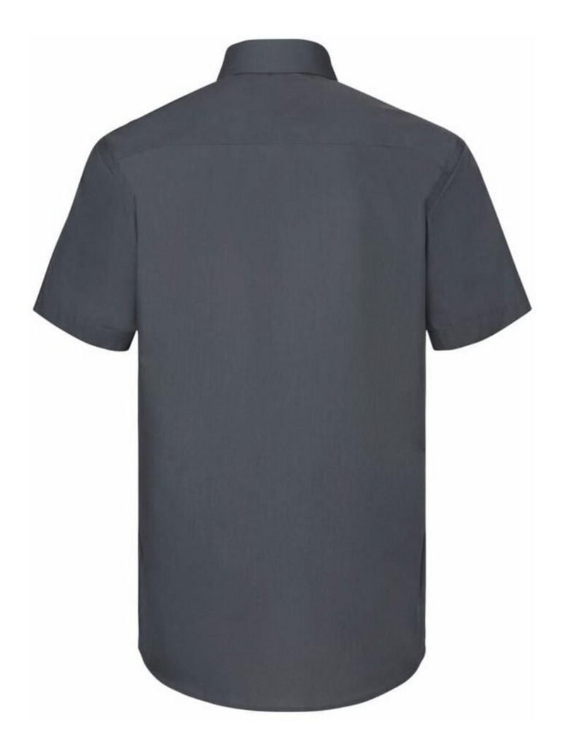 Chemise à manches courtes Russell Collection pour homme Gris - Kiabi