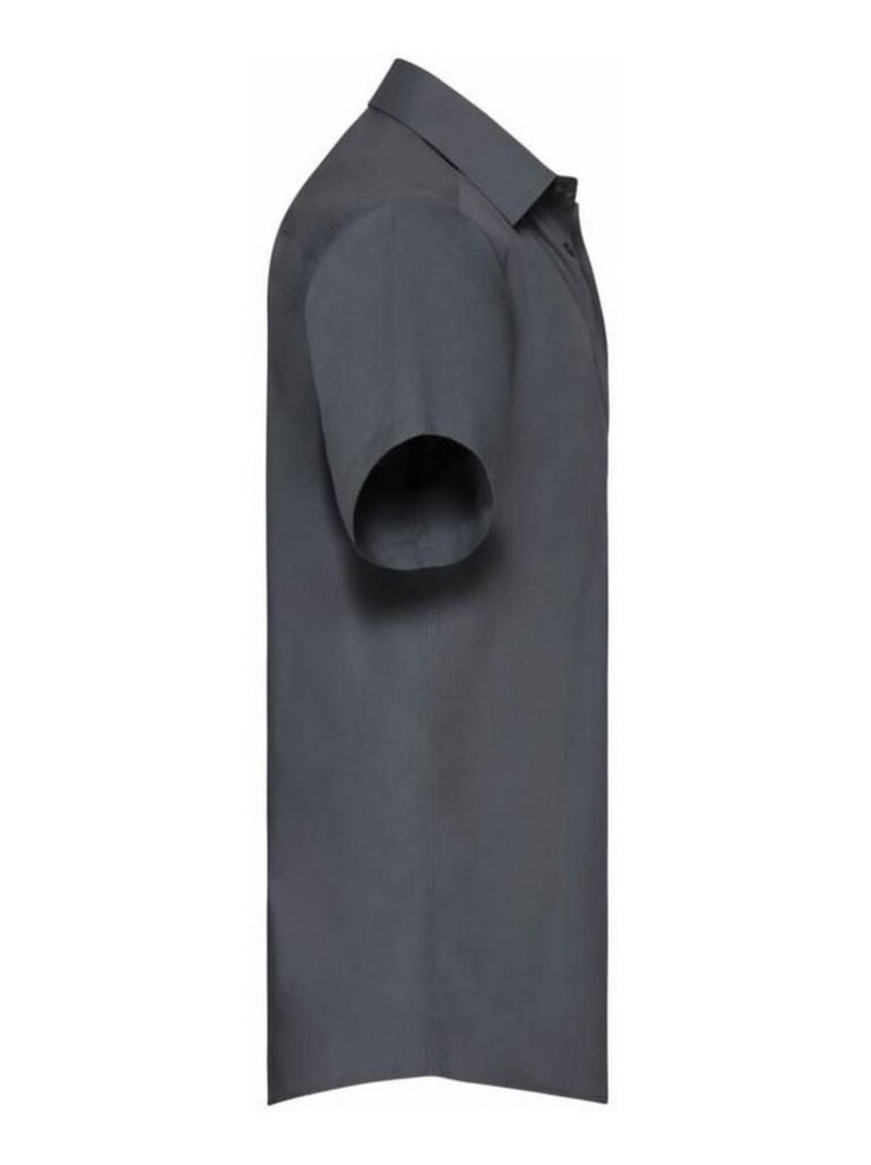 Chemise à manches courtes Russell Collection pour homme Gris - Kiabi