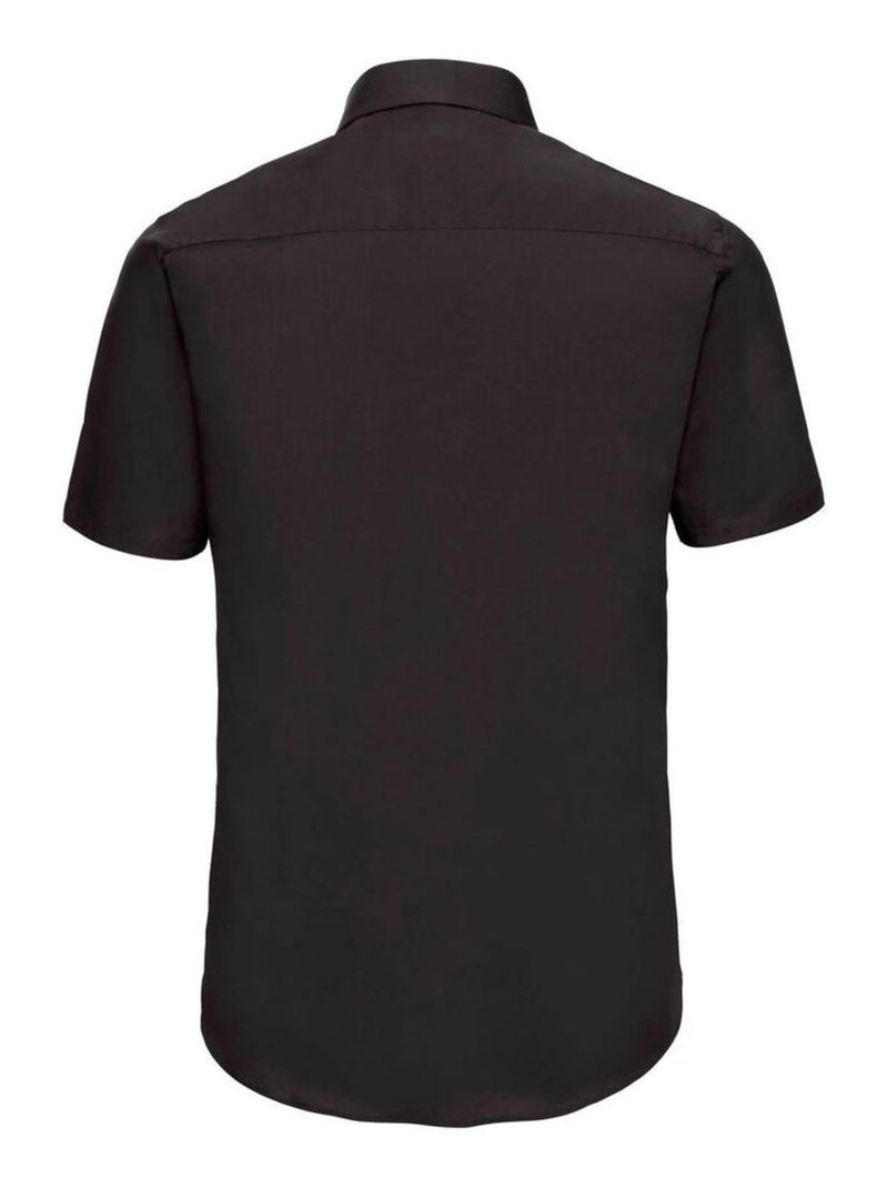 Chemise à manches courtes Russell Collection pour homme Noir - Kiabi