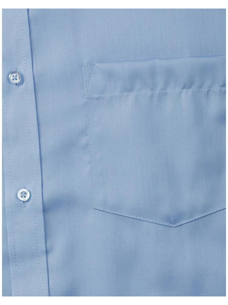 Chemise à manches courtes sans repassage - russell Bleu clair - Kiabi