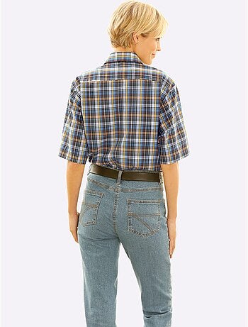 Chemise à Manches Courtes Superbes Motifs à Carreaux - Taille Standard - Witt