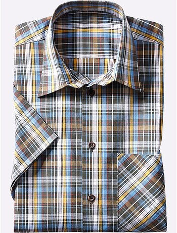 Chemise à Manches Courtes Superbes Motifs à Carreaux - Taille Standard - Witt