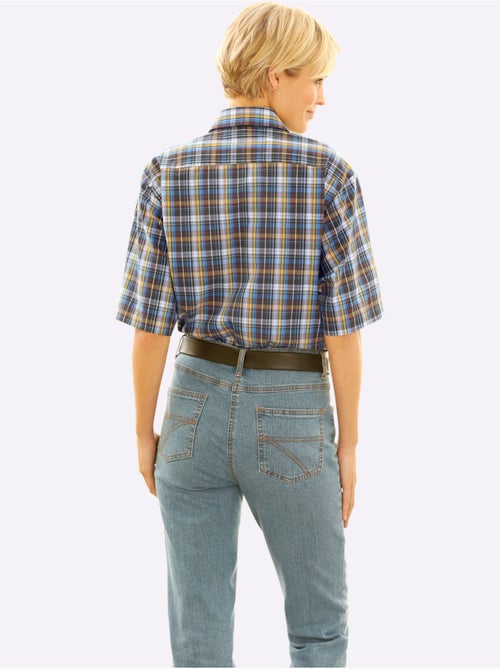 Chemise à Manches Courtes Superbes Motifs à Carreaux - Taille Standard - Witt - Kiabi Chemise à Manches Courtes Superbes Motifs à Carreaux - Taille Standard - Witt - Kiabi