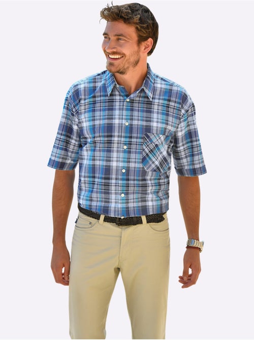 Chemise à Manches Courtes Superbes Motifs à Carreaux - Taille Standard - Witt - Kiabi Chemise à Manches Courtes Superbes Motifs à Carreaux - Taille Standard - Witt - Kiabi
