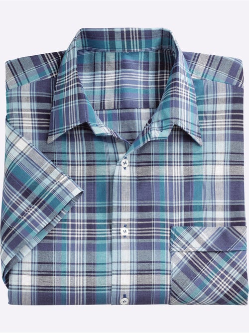Chemise à Manches Courtes Superbes Motifs à Carreaux - Taille Standard - Witt - Kiabi Chemise à Manches Courtes Superbes Motifs à Carreaux - Taille Standard - Witt - Kiabi