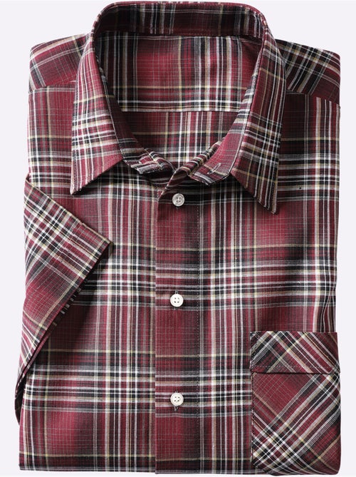 Chemise à Manches Courtes Superbes Motifs à Carreaux - Taille Standard - Witt - Kiabi Chemise à Manches Courtes Superbes Motifs à Carreaux - Taille Standard - Witt - Kiabi