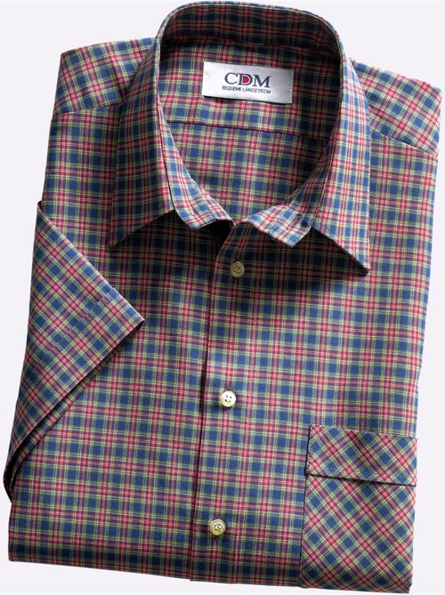 Chemise à Manches Courtes Superbes Motifs à Carreaux - Taille Standard - Witt - Kiabi Chemise à Manches Courtes Superbes Motifs à Carreaux - Taille Standard - Witt - Kiabi