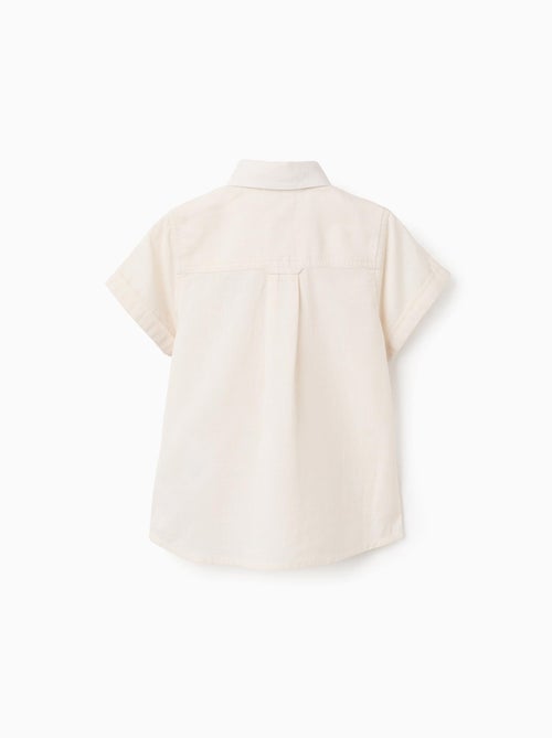 Chemise à Manches Courtes Unie en Coton - Kiabi