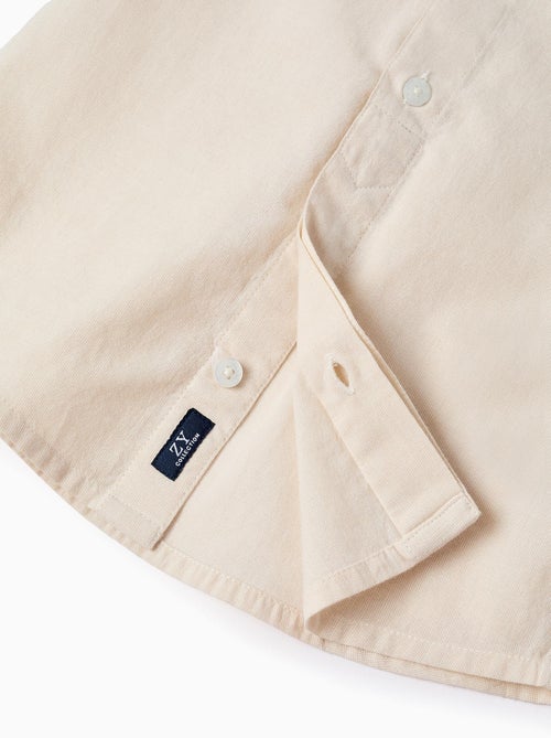 Chemise à Manches Courtes Unie en Coton - Kiabi