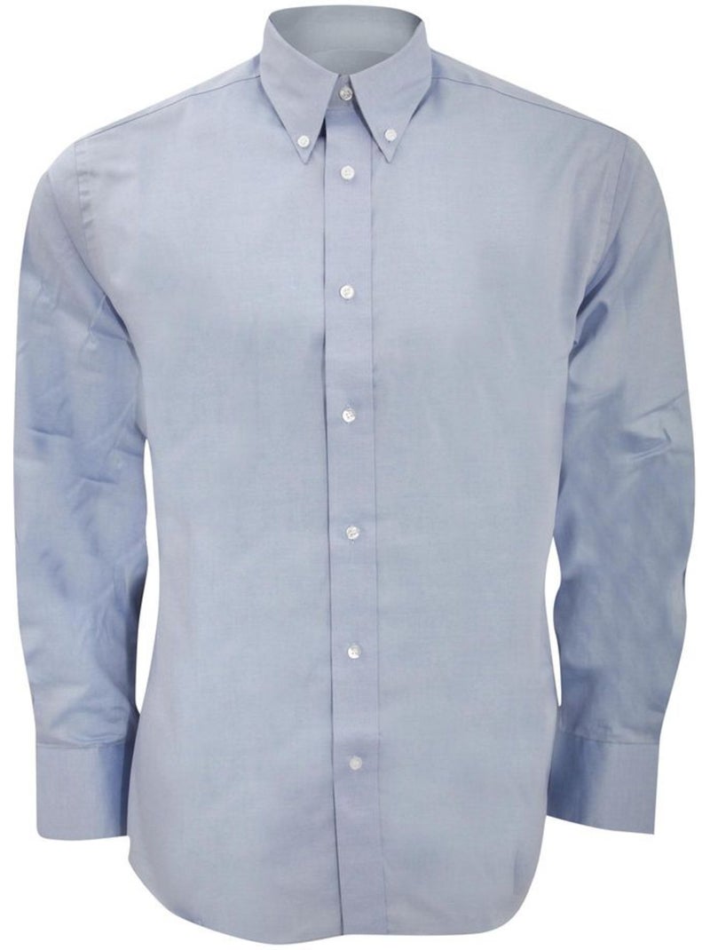 Chemise à manches longues - kustom kit Bleu clair - Kiabi