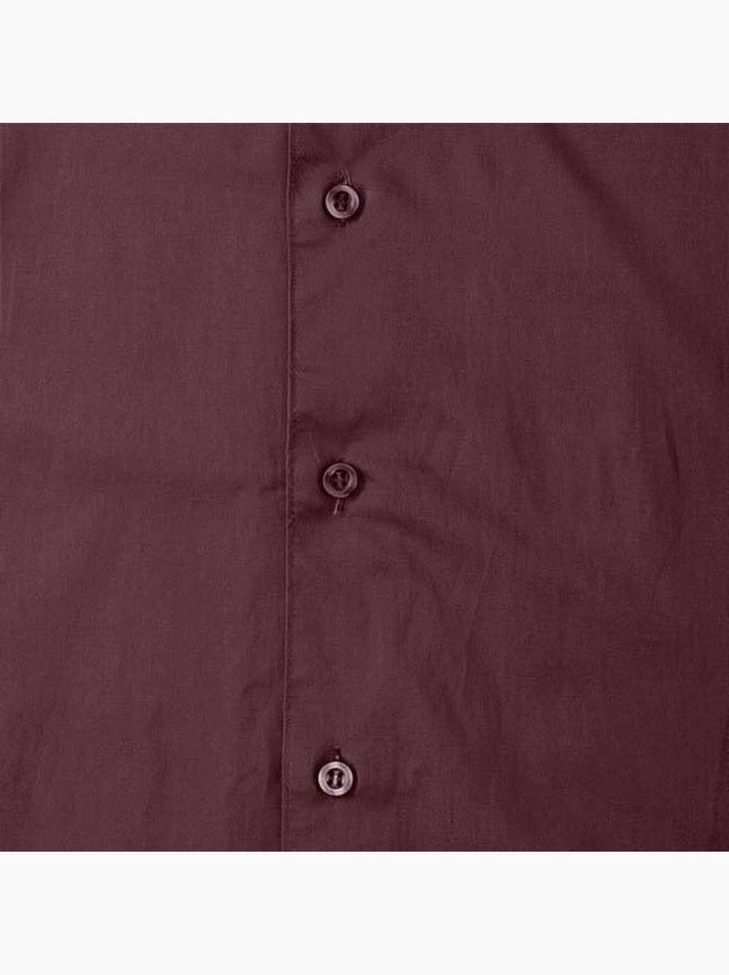 Chemise à manches longues - russell collection Bordeaux - Kiabi