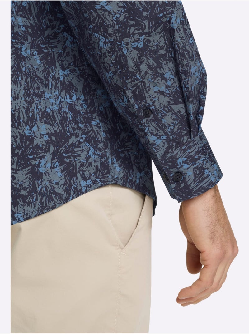 Chemise à manches longues - taille standard - witt Bleu marine - Kiabi