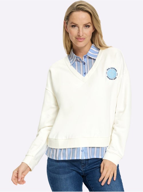 Chemise à Manches Longues 2 En 1 Aspect 2 En 1 Tendance - Taille Standard - Helline - Kiabi Chemise à Manches Longues 2 En 1 Aspect 2 En 1 Tendance - Taille Standard - Helline - Kiabi