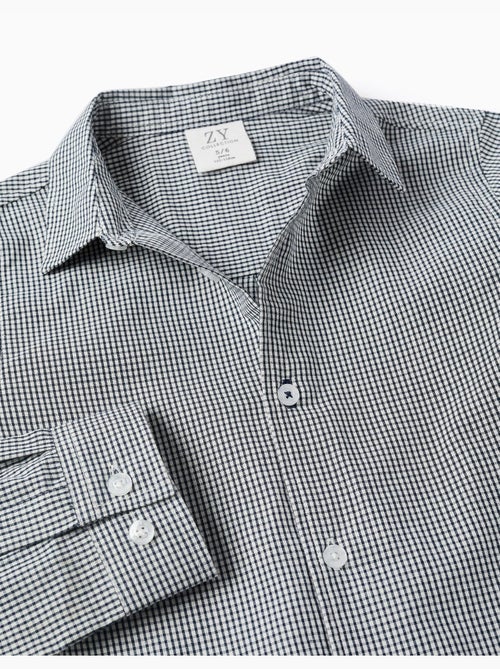 Chemise à manches longues à motif vichy - Kiabi Chemise à manches longues à motif vichy - Kiabi