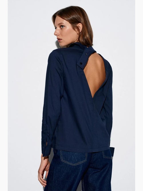 Chemise à manches longues avec découpe dilvin - Kiabi Chemise à manches longues avec découpe dilvin - Kiabi