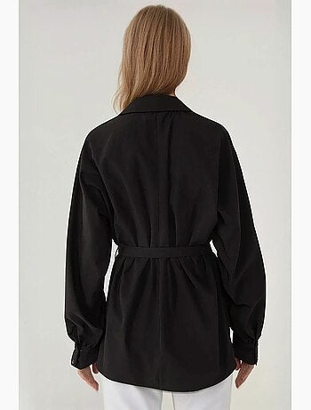 Chemise à manches longues avec détail noué hiccup