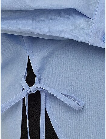 Chemise à manches longues avec détails noués