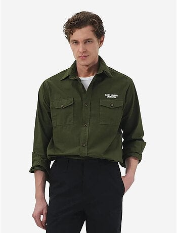 Chemise à manches longues avec imprimé brodé giesto