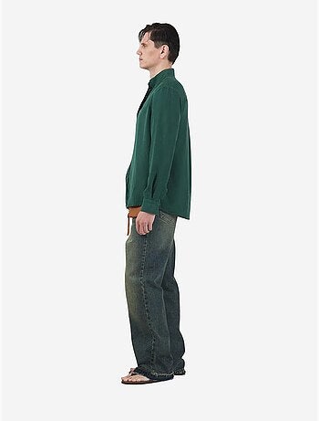 Chemise à manches longues boutonnée coupe classique pour homme giesto