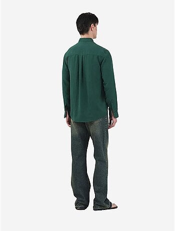 Chemise à manches longues boutonnée coupe classique pour homme giesto