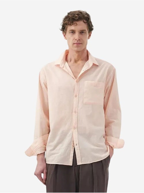 Chemise à manches longues boutonnée en popeline unie pour homme giesto - Kiabi Chemise à manches longues boutonnée en popeline unie pour homme giesto - Kiabi
