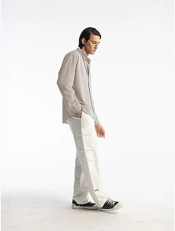 Chemise à manches longues boutonnée oversize giesto