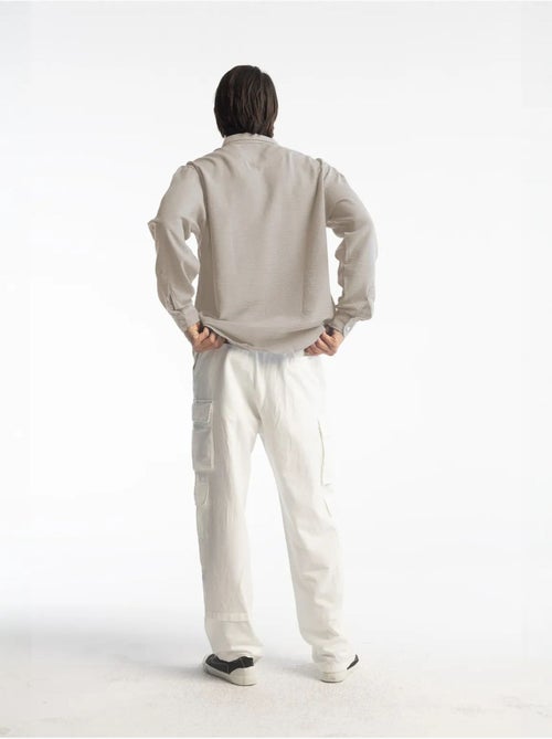 Chemise à manches longues boutonnée oversize giesto - Kiabi Chemise à manches longues boutonnée oversize giesto - Kiabi