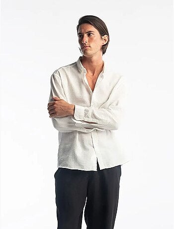 Chemise à manches longues boutonnée oversize giesto