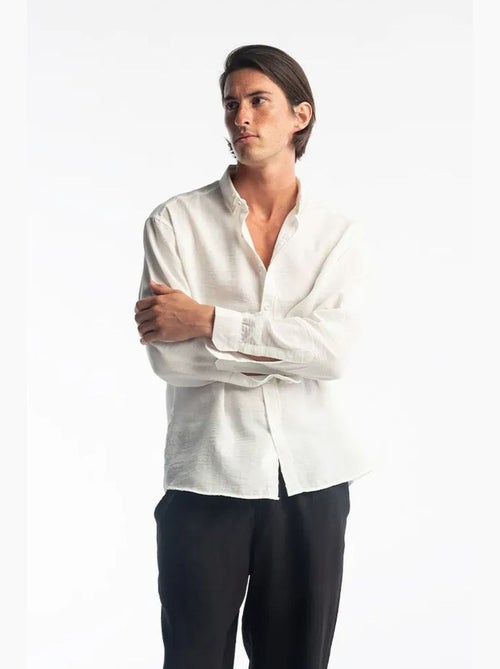 Chemise à manches longues boutonnée oversize giesto - Kiabi Chemise à manches longues boutonnée oversize giesto - Kiabi