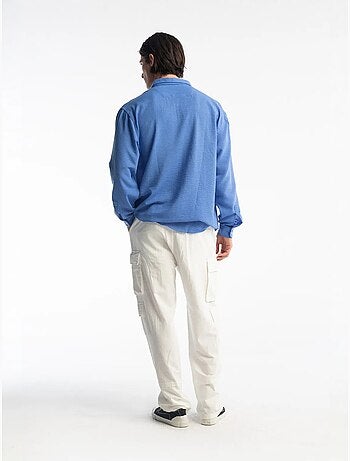 Chemise à manches longues boutonnée oversize giesto