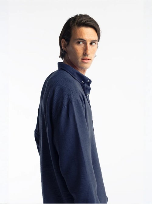 Chemise à manches longues boutonnée oversize giesto - Kiabi Chemise à manches longues boutonnée oversize giesto - Kiabi