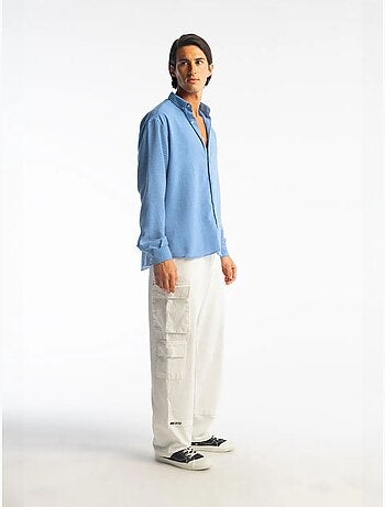 Chemise à manches longues boutonnée oversize giesto