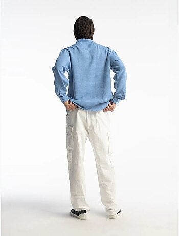 Chemise à manches longues boutonnée oversize giesto
