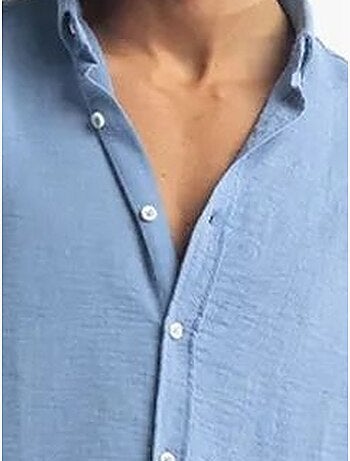 Chemise à manches longues boutonnée oversize giesto