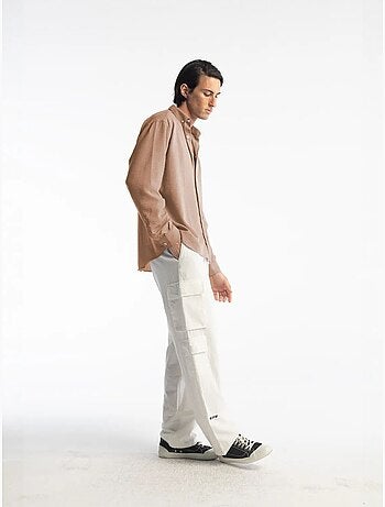 Chemise à manches longues boutonnée oversize giesto