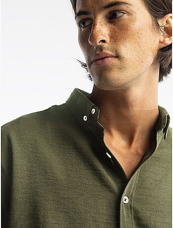 Chemise à manches longues boutonnée oversize giesto