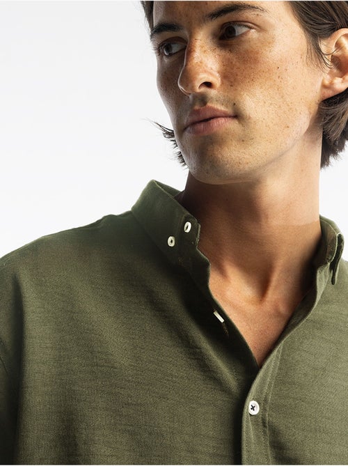 Chemise à manches longues boutonnée oversize giesto - Kiabi Chemise à manches longues boutonnée oversize giesto - Kiabi