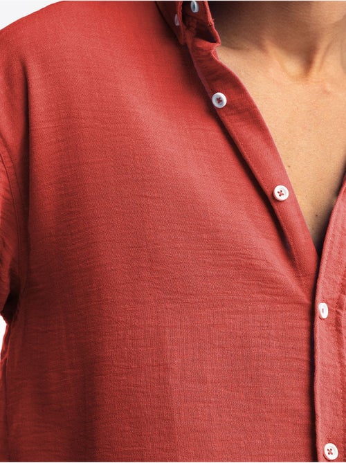 Chemise à manches longues boutonnée oversize giesto - Kiabi Chemise à manches longues boutonnée oversize giesto - Kiabi