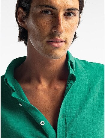 Chemise à manches longues boutonnée oversize giesto