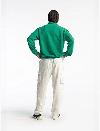Chemise à manches longues boutonnée oversize giesto