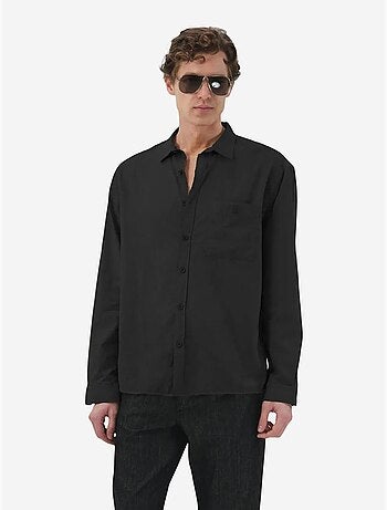 Chemise à manches longues boutonnée pour homme giesto