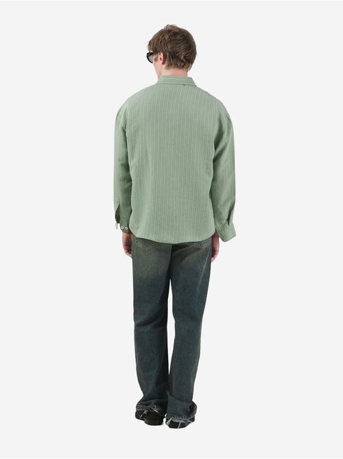 Chemise à manches longues boutonnée rayée pour homme giesto - Kiabi Chemise à manches longues boutonnée rayée pour homme giesto - Kiabi