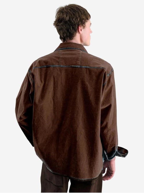 Chemise à manches longues boutonnée texturée giesto - Kiabi Chemise à manches longues boutonnée texturée giesto - Kiabi