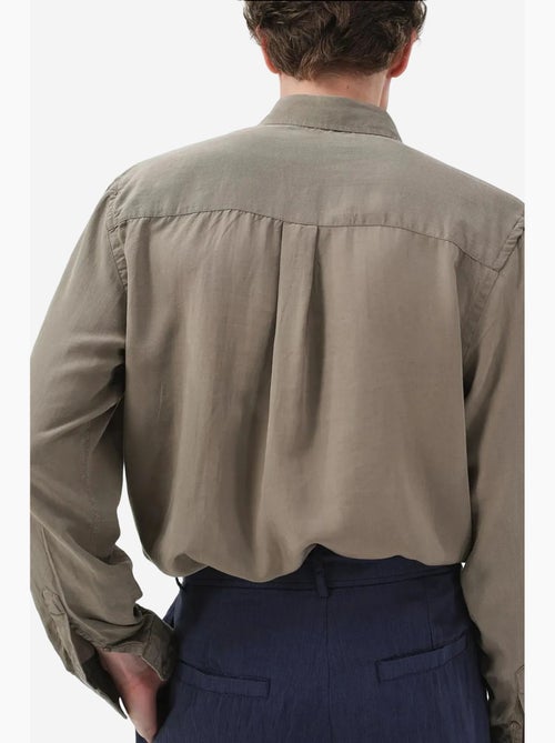 Chemise à manches longues boutonnée unie pour homme giesto - Kiabi Chemise à manches longues boutonnée unie pour homme giesto - Kiabi
