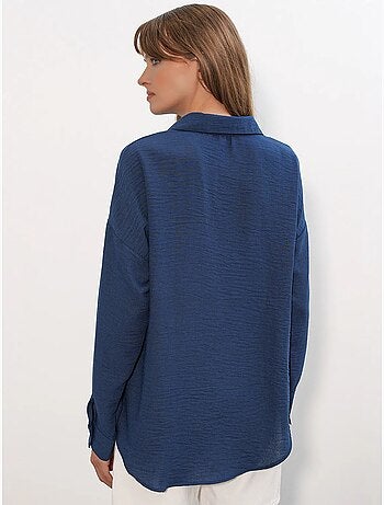 Chemise à manches longues brodée avec fermeture à boutons bdart